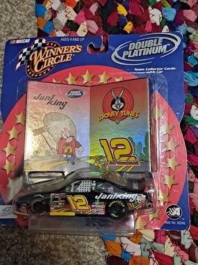 Winner's Circle Looney Tunes #12 JanKing Black Kids Toy Car - Double Platinum